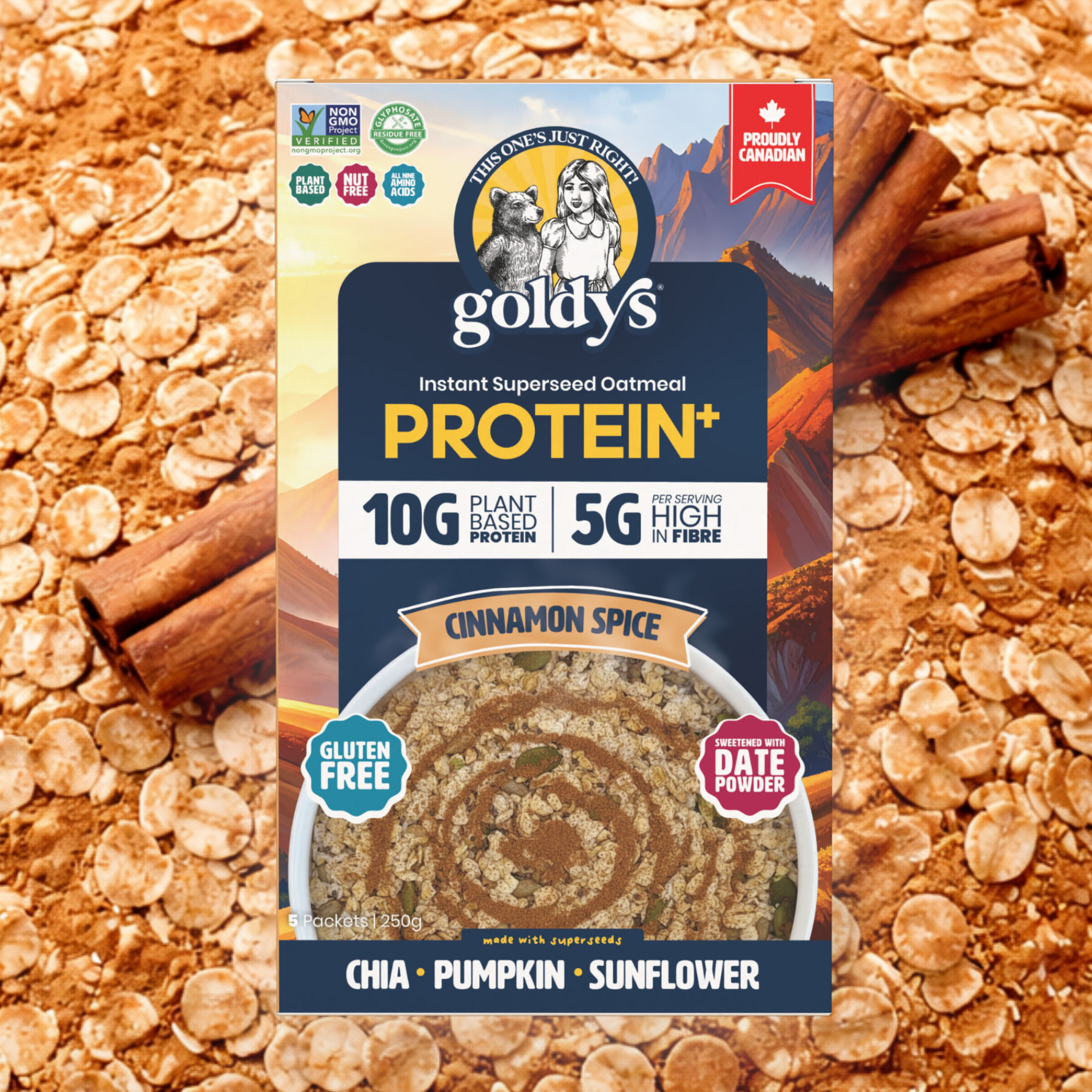 Cinnamon Spice | Protein+ Instant Oatmeal