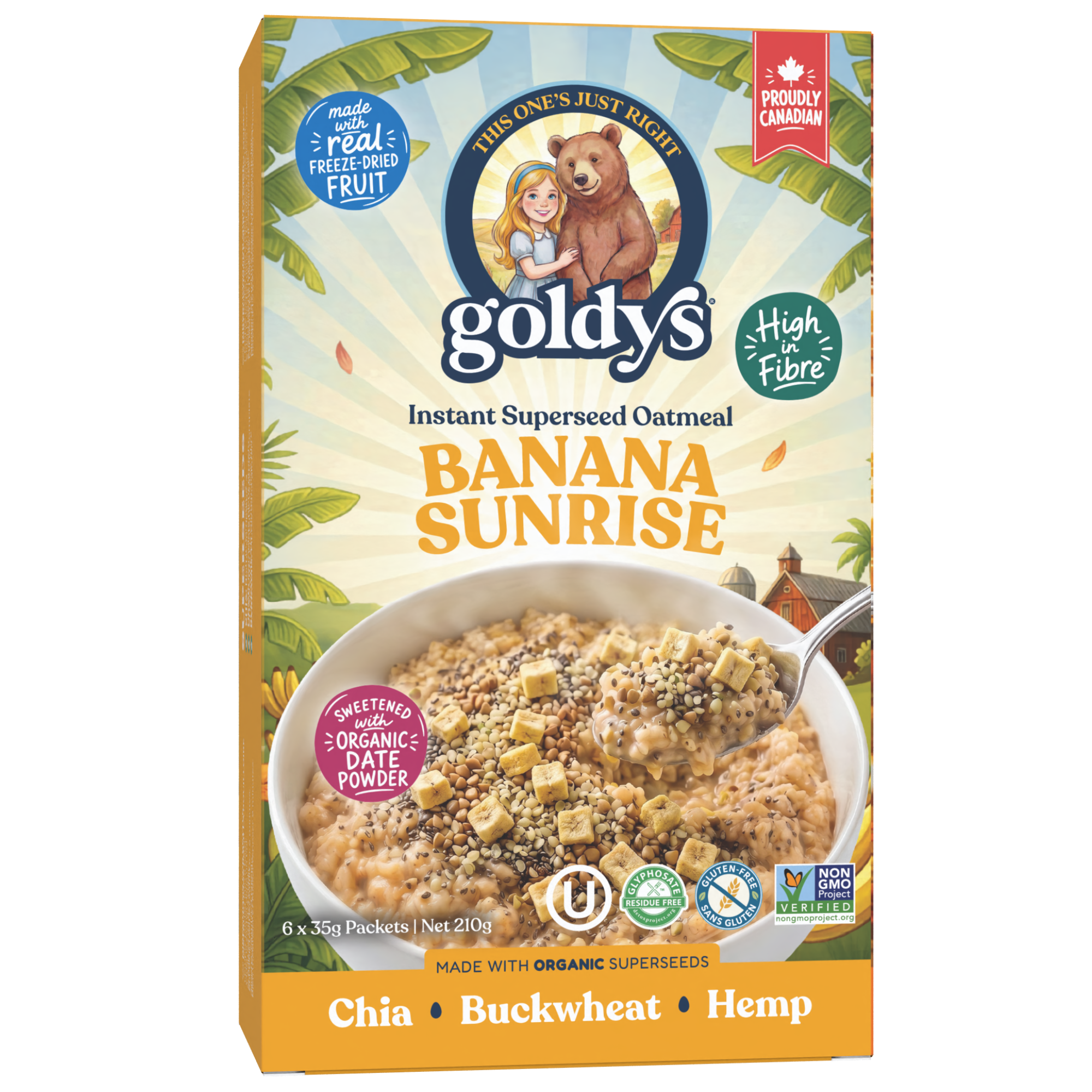 Banana Sunrise | Instant Oatmeal