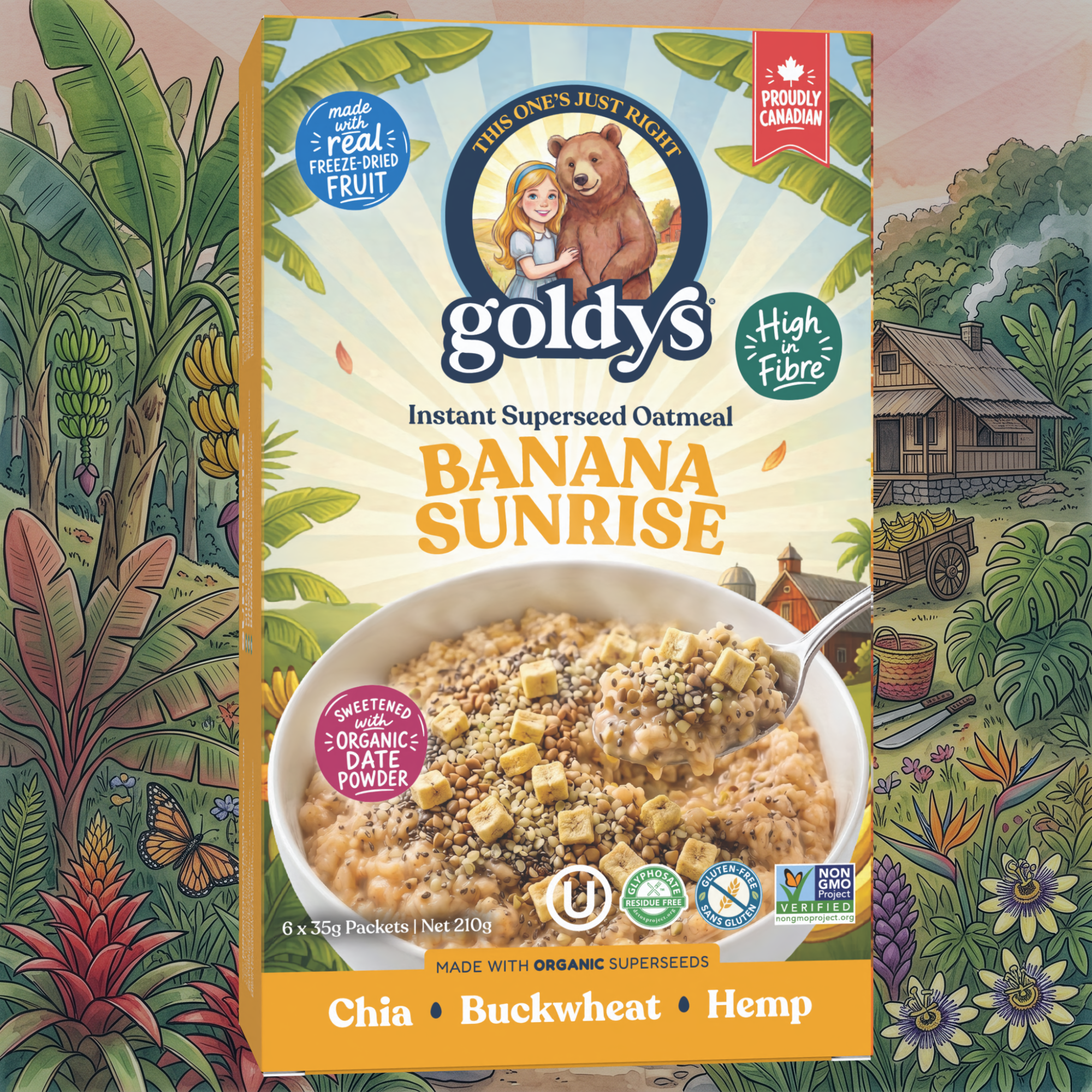Banana Sunrise | Instant Oatmeal