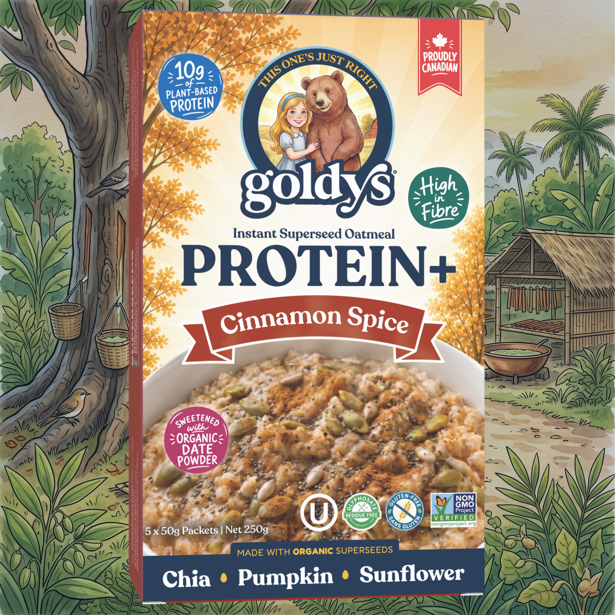 Cinnamon Spice | Protein+ Instant Oatmeal