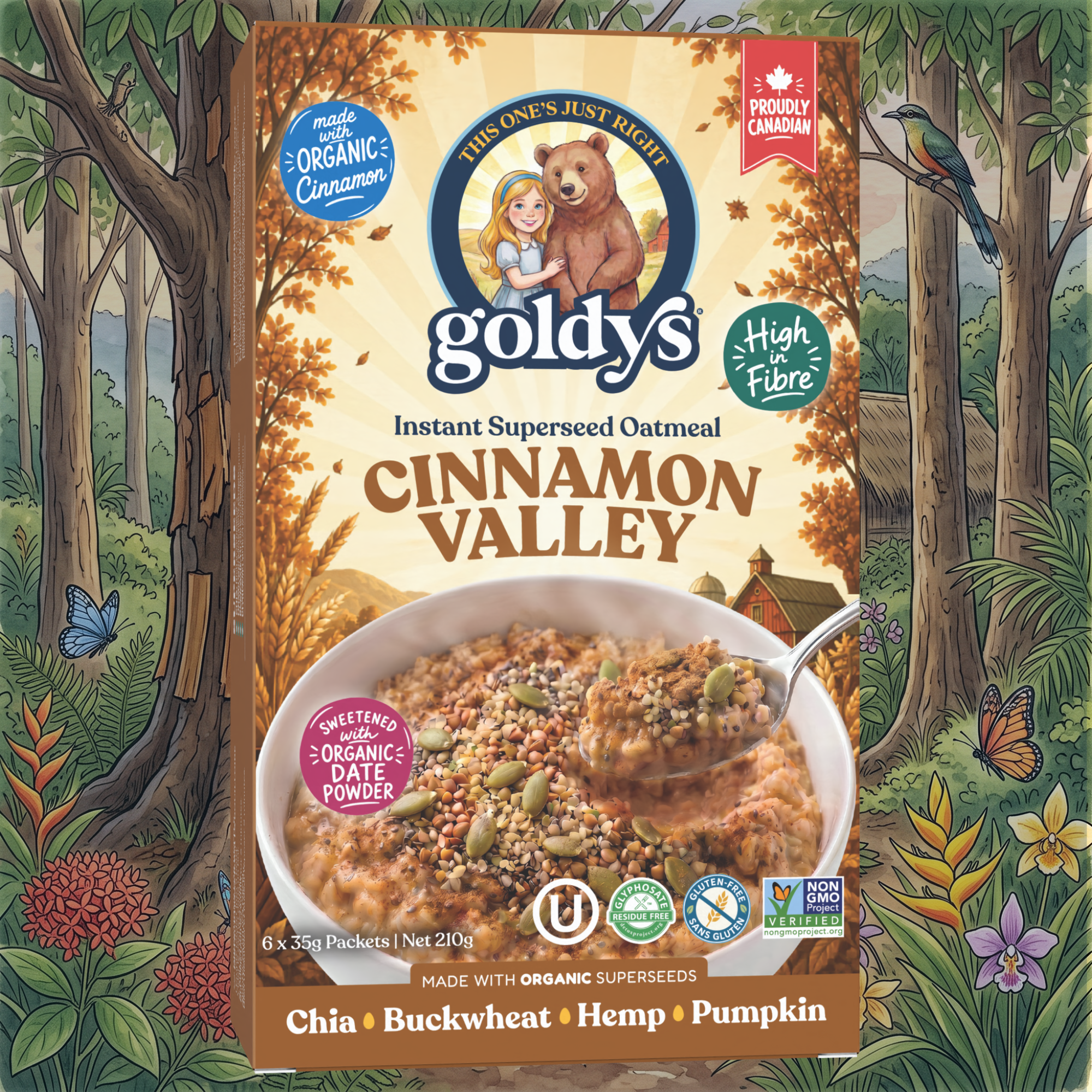 Cinnamon Valley | Instant Oatmeal