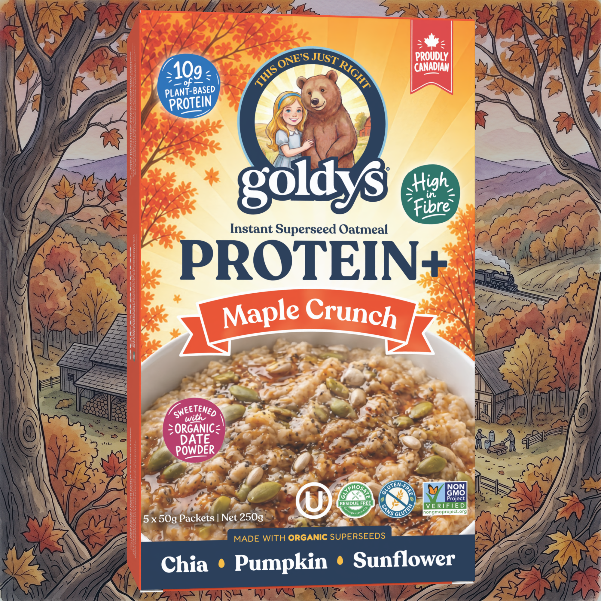 Maple Crunch | Protein+ Instant Oatmeal