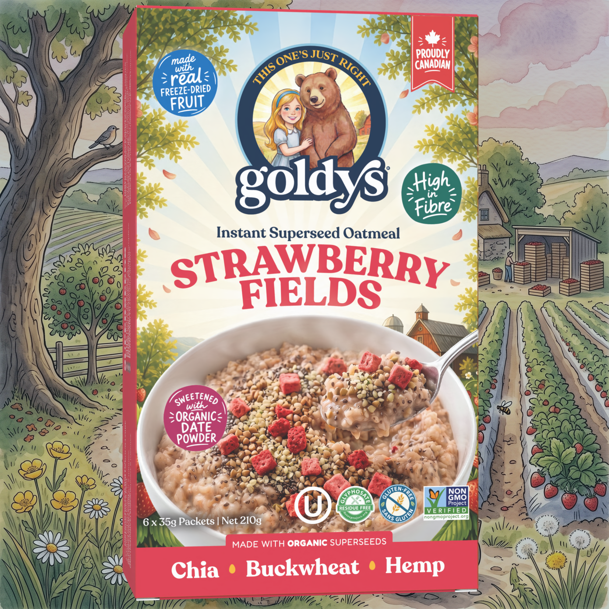 Strawberry Fields | Instant Oatmeal